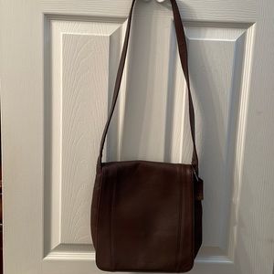 Vintage Coach dark brown purse
